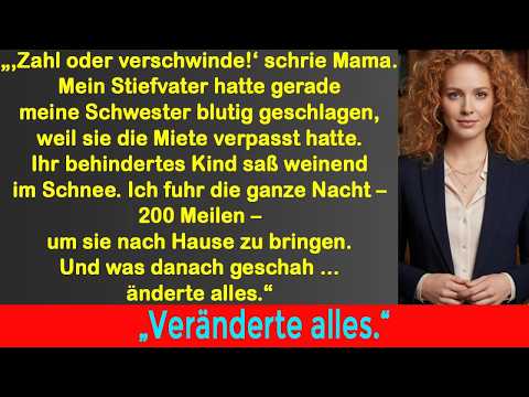 Meine Mutter ließ Schwester und Baby im Schnee zurück — ich fuhr die Nacht durch und fror ein