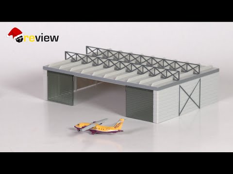 Welcome Air Dornier Do328/Hangar - Herpa Advent Calendar 2007 doors 1+2 | Review #625