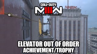 COD Modern Warfare 3 - Elevator Out of Order Achievement/Trophy - Reach the Roof in 45 seconds