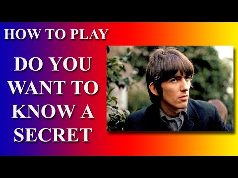 HOW TO PLAY DO YOU WANT TO KNOW A SECRET BY THE BEATLES #doyouwanttoknowasecretguitarlesson