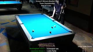 preview picture of video 'UPC Nine-ball Championships 2014 - Nottingham 1sts vs Liverpool 1sts (Team Championship/Trophy)'