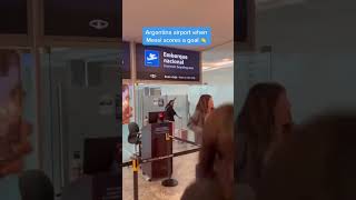 Download lagu Argentina Airport Goes Crazy After Lionel Messi Scores In World Cup! #lionelmessi #messi #worldcup mp3