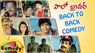 Back to Back Best Comedy Scenes  Hello Brother Tel