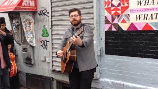 &#39;Lake Song&#39; -- Colin Meloy (the Decemberists) Busking In Brooklyn [New Song]