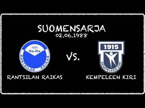 RANTSILAN RAIKAS VS. KEMPELEEN KIRI (SUOMENSARJA 02.06.1988)