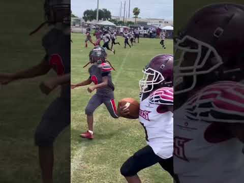 #0 Coming straight at you! 8U #football #nfl #sport