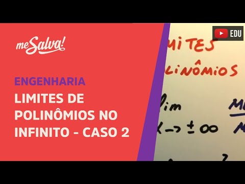Me Salva! Cálculo - Tudo sobre Limites - Limites de polinômios no infinito caso 2