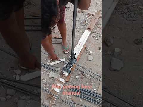 alat potong besi manual