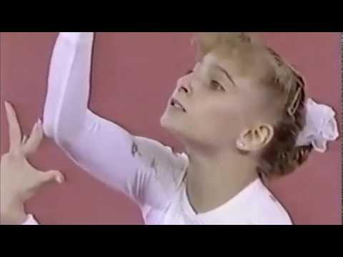 Shannon Miller (USA) floor exercise from 1992 Olympics All Around
