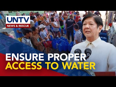 Pres. Marcos Jr. directs agencies to ensure accessible water supply to 40-M underserved Filipinos