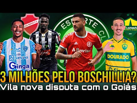 💚😱 DE HOJE: BOSCHILLI ACERTADO COM GOIÁS, VILA DISPUTA MEIA E OFERTA SAFIRA