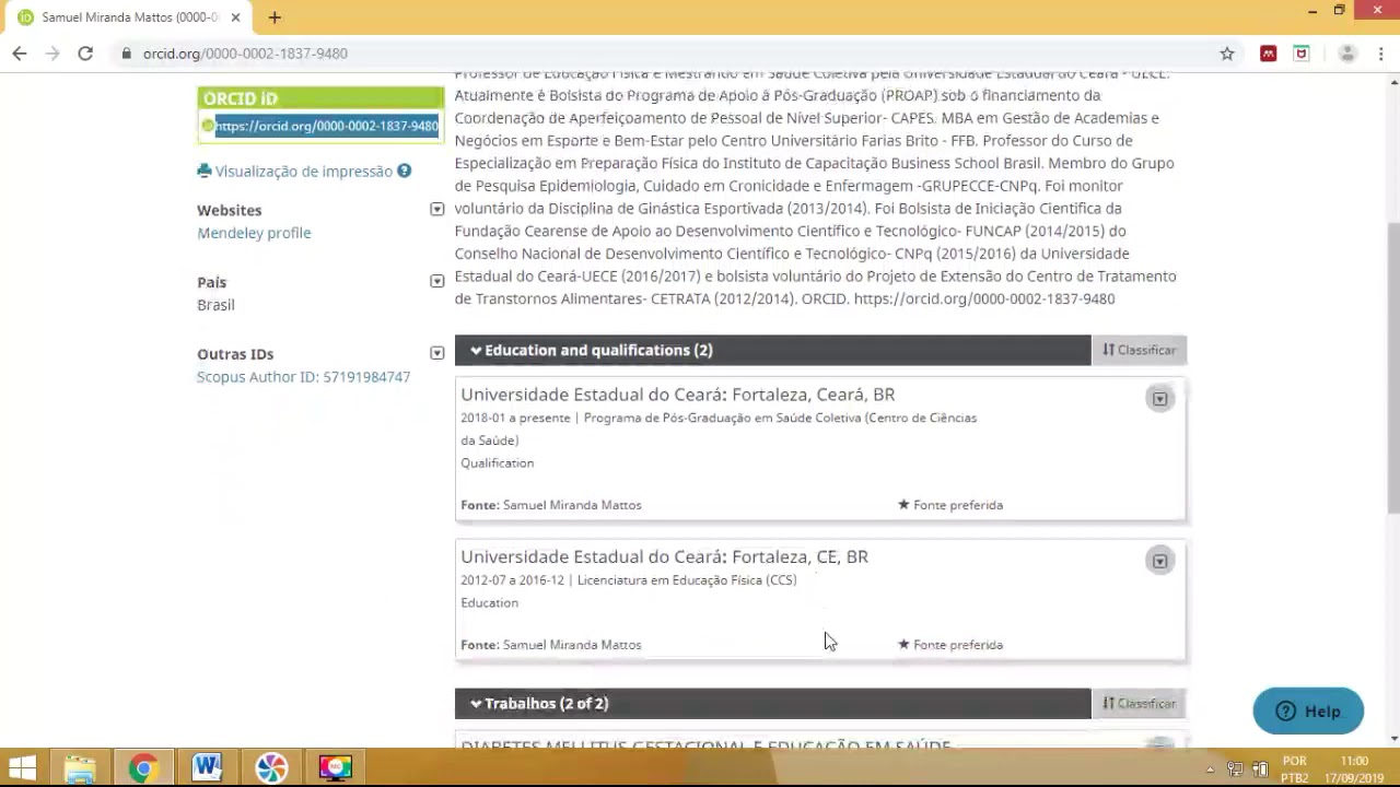 Como criar o ORCID e vincular ao Lattes