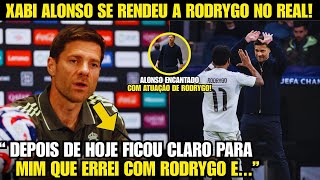 🚨NOSSA! OLHA COMO RODRYGO FEZ XABI ALONSO SE ARREPENDER NO REAL HOJE!