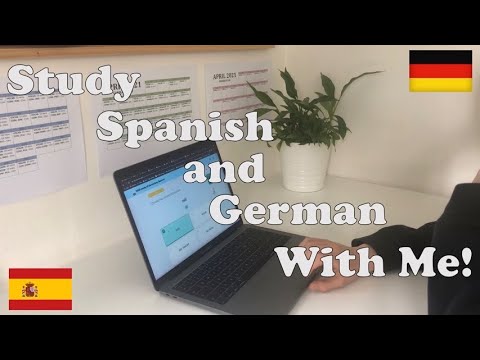Study Spanish and German With Me!