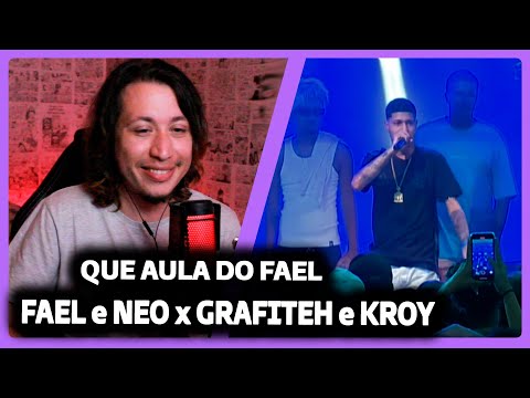 [GRANDE FINAL⚔️] NEO & FAEL VS GRAFITEH & KROY | Batalha do Tanque | RJ | REACT DO MORENO