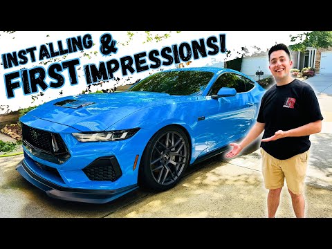 Installing Steeda Front And Rear Sway Bars On My 2024 Mustang GT!