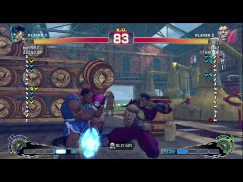 藍弟 lsy9983 [Bison] vs issk3 [Balrog] SSF4 Japanese Online Ranked Matches - TRUE-HD