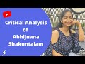 Critical Analysis of Abhijnana Shakuntalam by Kalidasa | Indian English Literature | EngliTales