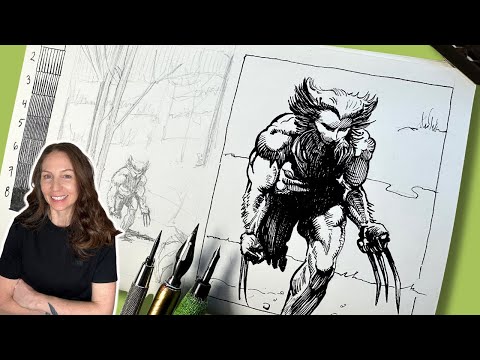 Barry Windsor-Smith's Wolverine | Master Study in Pen and Ink