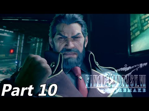 FINAL FANTASY 7 REMAKE - Full Game Walkthrough Gameplay - Part 10 -  HEIDEGGER - (No Commentary)