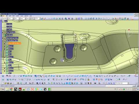 Die face design in Catia V5 R2020_ part1 : Prepare surface