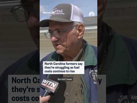 North Carolina farmers say they're struggling as fuel costs continue to rise