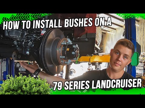 How to Install Caster Correcting Bushes: 79 Series LandCruiser 2" Lift Suspension Upgrade