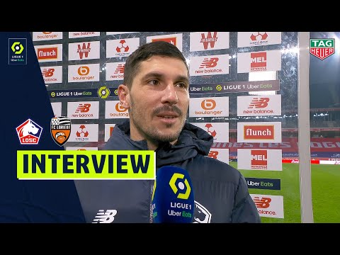 Interview de fin de match : LOSC LILLE - FC LORIENT (4-0) - Ligue 1 Uber Eats / 2020-2021