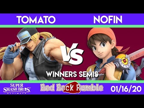 Red Rock Rumble #55 - Tomato (Terry) VS. nofin (Hero) - Winners Semis - Smash Ultimate