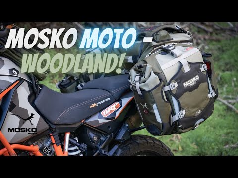 Mosko Moto - WOODLAND Panniers, Duffle, and Tank Bag Review!