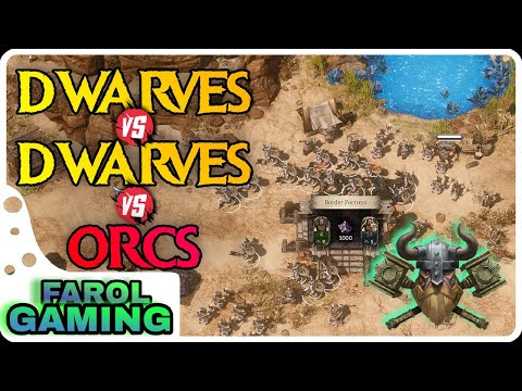 SpellForce 3: Soul Harvest - Dwarves vs Dwarves vs Orcs │ The Scorching Canyon│1x1
