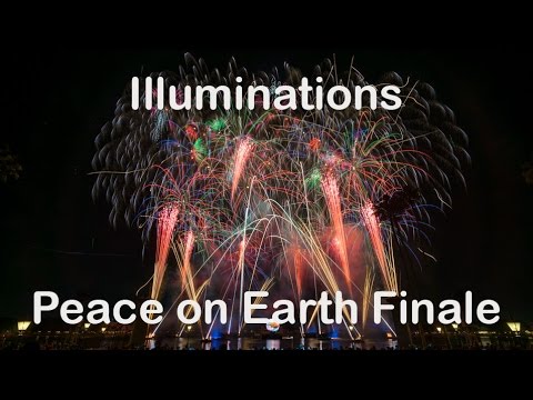 Illuminations: Reflections of Earth Peace on Earth Finale at Epcot (4K)