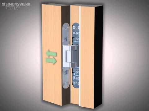 SIMONSWERK TECTUS TE 240/340/540/640 3D Objektbänder - Paumelles - Cerniere-pomelle