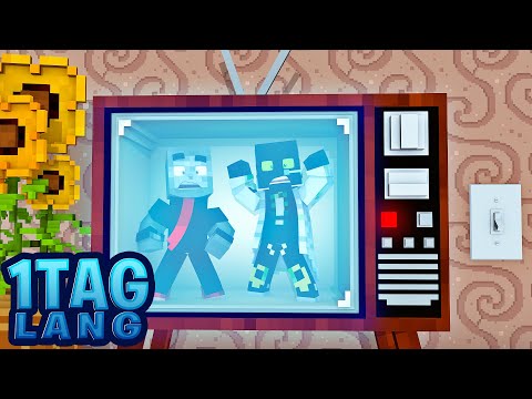 1 TAG LANG in EINER FERNSEHSENDUNG GEFANGEN?! - Minecraft [Deutsch/HD]