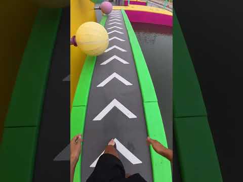 Wear slippers & water ninja.#waterpark #funny #pov #roblox #parkour #stunt #sports