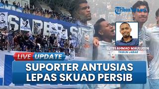 Ribuan Bobotoh Memenuhi Stadion GBLA, Lepas Skuad Persib Bandung Tandang Lawan Persija di Samarinda