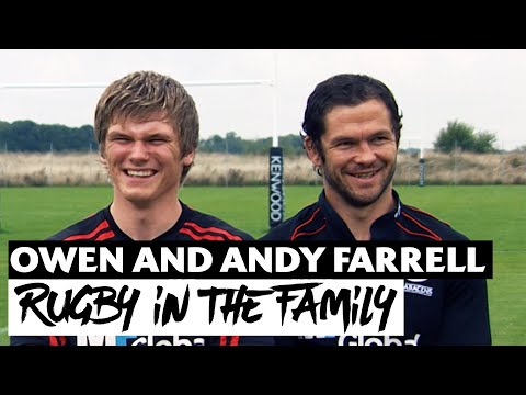 Owen and Andy Farrell as team-mates in 2008!