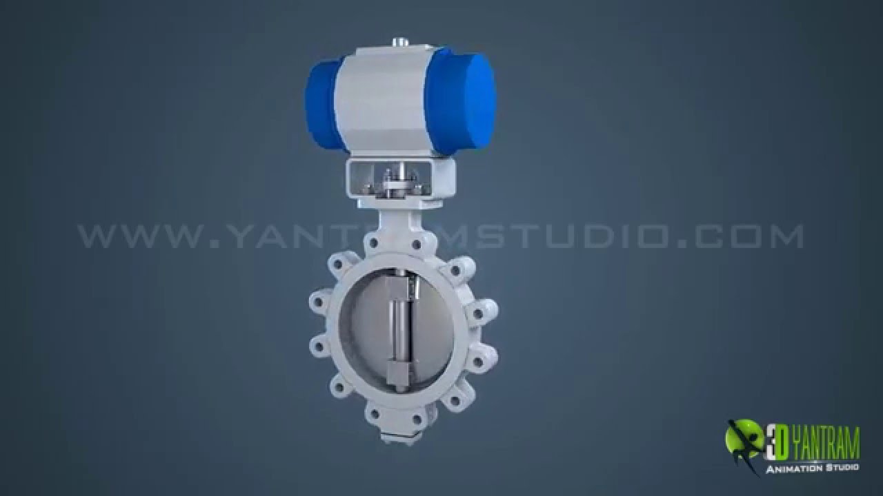 Manufacturing spare parts process animation video