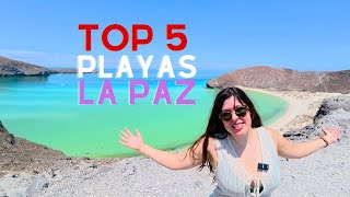 Fui a las 5 PLAYAS MÁS BONITAS de La Paz, Baja California Sur 4K