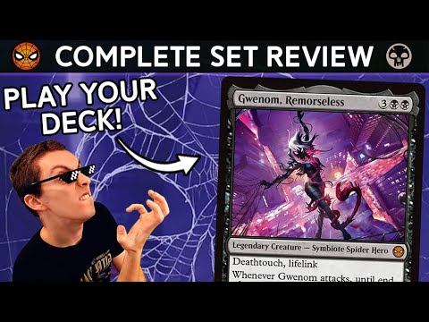 ⚫ Complete Set Review! ⚫ - 🦸‍♂️ Marvel's Spider-Man 🦸‍♂️ - Black Cards - Constructed And Limited