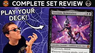 ⚫ Complete Set Review! ⚫ - 🦸‍♂️ Marvel's Spider-Man 🦸‍♂️ - Black Cards - Constructed And Limited