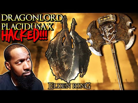 Dragonlord Placidusax HACKED by Godrick's Axe!