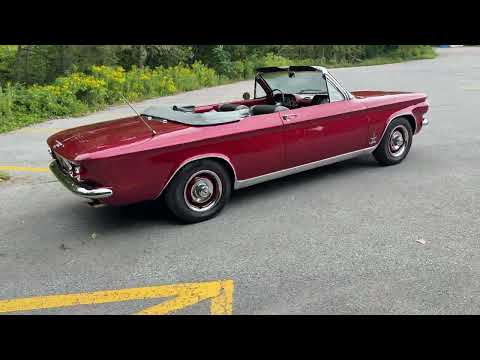 **SOLD by CCC Auction – Last Chance System** 1964 Chevrolet Corvair Monza Spyder Convertible 4-Speed Manual, Restored, Inspected
