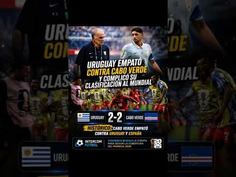 URUGUAY EMPATÓ EN EL MUNDIAL🇺🇾 #mundial2026 #uruguay #futbol #shorts #viral #mundial #worldcup #fyp