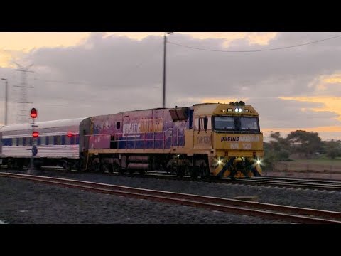 GSR "Overland" Passenger Service (AM8) - PoathTV Australian Trains & Railways