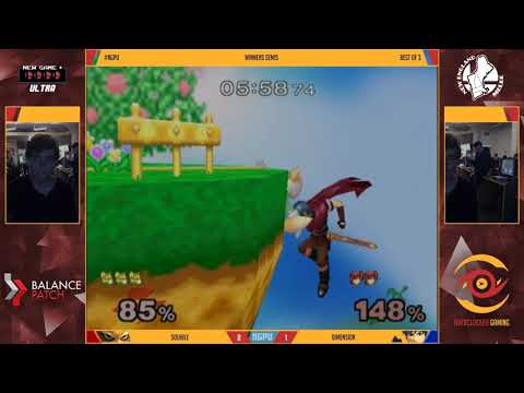 NGPU 58 SSBM - squible (Fox) vs. Dimension (Marth) - Melee WSF