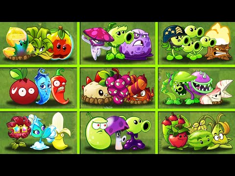 Random 20 Team 3 Plants - Which Team Plant Will Win? - PVZ 2 Plants vs Plants