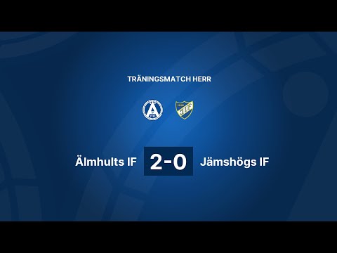 Älmhults IF - Jämshögs IF (2-0)