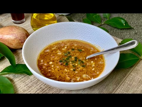Facile et rapide vinaigrette à l’échalote 🍶😋