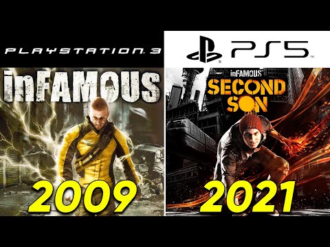 Evolution of INFAMOUS PlayStation Games (2009-2021)